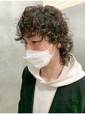 パーマウルフ、メンズウルフ、くるくるパーマ