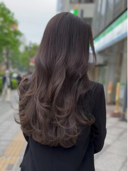 エン 仙台(en)の写真/ブリーチなし透明感カラー/レイヤーカット/髪質改善/髪質改善トリートメントはen仙台で!伸ばしかけの方も◎