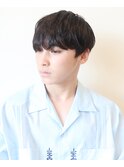 【 Ｉ. 】スーツ　短髪ツーブロック　束感　モテる黒髪　川口