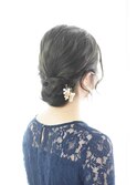 ヘアアレンジ : アップスタイル