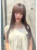 ノースイースト 阿佐ヶ谷北口店(north east) ストレートロング/顔まわりレイヤー/顔まわりデザインカット