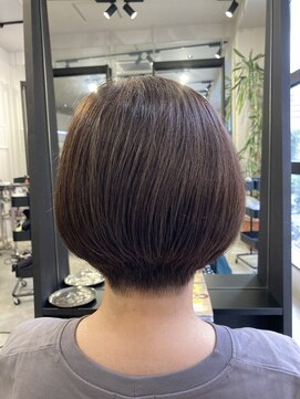 プレビア 上尾店(PREVIA) デザインカラー/レイヤーカット/ウェットヘア/オリーブベージュ