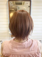 ピトヘアサロン(PITO hair salon) 【PITO】サンドコーラル　ショート　レイヤー　ボブ