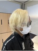 ブロンドヘアー/ブリーチカラー/ブリーチパーマ