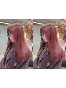 【西中島1分】ブリーチなしで叶えるダブルカラーが人気！透明感あふれるデザインカラーで魅力を引き出す＊