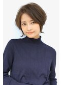 大人可愛いモテ髪ショート