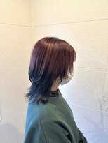 ヴィラ 川西店(Villa)&nbsp;20代30代韓国風ウルフ小顔カットアッシュグラデーションカラー