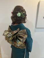ボン セジュール(Bon sejour) ハーフアップスタイル