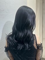 アジールヘア 池袋東口店(agir hair)&nbsp;艶髪イルミナブルーブラックカラー池袋