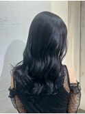 艶髪イルミナブルーブラックカラー池袋