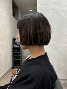 オンドバイサク(ondo by Saku) 毛先ハイライト/ボブ/20代/30代