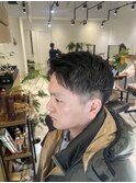 メンズ大人アップバング