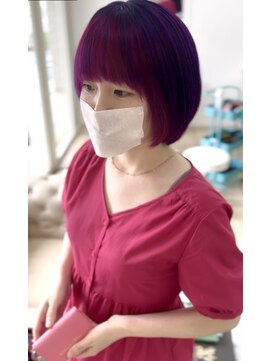 シャルティア(SHALLTIA) ピンクバイオレット【山口市美容室】【山口市ハイトーン】