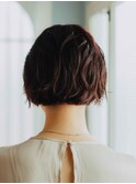 大人ショートボブ20代/30代/40代/庭瀬