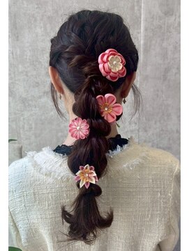 スタイル 横浜(STYLE) 結婚式お呼ばれ編みおろし／ヘアセット/ふわふわ/アレンジ