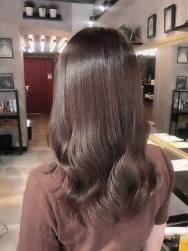 ロンド ルージュ 銀座店(Lond rouge) ミニウルフ髪質改善縮毛矯正酸性ストレートレイヤーカット/銀座