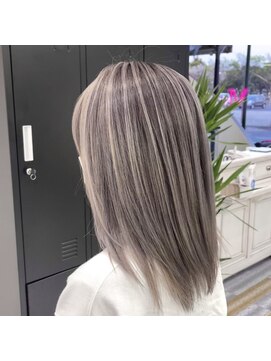 ストゥー(StueW.) コントラストバレイヤージュ37/髪質改善/ハイライト/白髪ぼかし