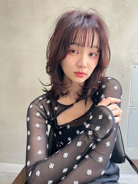 エース (ACE) ACE 横浜 ミディアムレイヤー×ブラウン