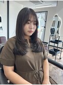 韓国風まとまりレイヤーカット　10代20代30代40代
