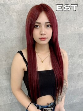 エスト 大阪梅田(EST) レミー100%高級人毛/53cm☆シールエクステ120枚