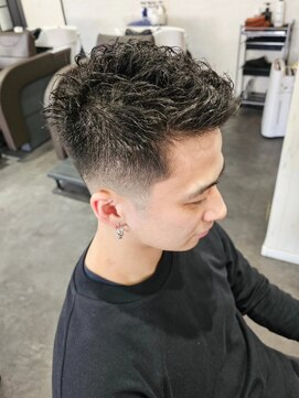 ホットキャット(HOT CAT) フェード × ピンパーマ