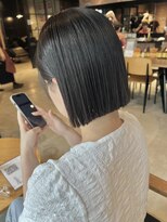 オーガニック アトリエ 大宮(organic+atelier)&nbsp;冬◎小顔ミニボブ×ぱつっとライン黒髪で20代30代