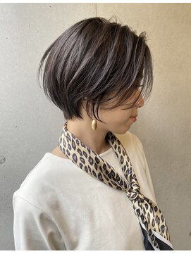 サンドパールス 仙台店(sand PALCE) 髪質改善/大人ガーリー/似合わせカット/ショートボブ前髪/仙台