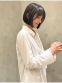 韓国顔周り/ハイレイヤーカット/ミディアムレイヤーカット/原宿