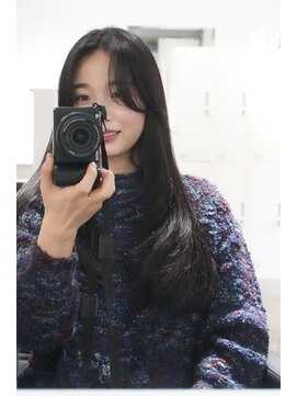 ミヨン 京都烏丸店(miyon) 【miyon】韓国レイヤーカット×暗髪カラー×髪質改善