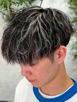 アポロ 横浜駅店(apollo)&nbsp;xバレイヤージュ/ホワイトグレージュ/レイヤーカット