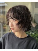 ◎フレンチボブパーマボブロングパーマロングウルフパーマ表参道