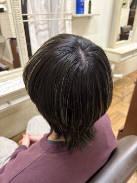 エクファ ヘア シェリル 草津 南草津店(ex-fa hair cherir) イメチェン/ピンクベージュ/アンブレラカラー/前髪/南草津