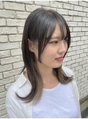30代40代◎春カラー◎ホワイトベージュインナーカラーミディアム