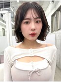 顔周りレイヤーボブ レイヤーボブ 顔周りカット 【肥田亜沙美】