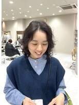 アッドバイケンジ(Add.. by KENJE) カット+デジタルパーマ【戸塚/戸塚駅/戸塚駅近/顔周り/パーマ