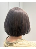 ふわっと動くひし形ボブスタイル