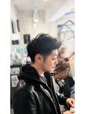 メンズカット、ツイストスパイラルパーマ