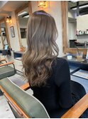 バレイヤージュ、ハイライト、レイヤーカット、ダブルカラー