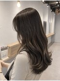 小辻　ブリーチなし☆シアーグレージュ×イルミナ Aujua