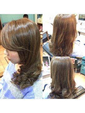 ヘアーアンドネイルサロンブルー(hair & nail salon BLUE) ブルージュ×モノトーン