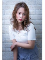 ヘアーアートシフォン 池袋西口店(Hair art chiffon)&nbsp;耳かけマッシュウルフにオン眉ベビーバングクラシカル