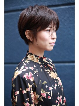 コーン ヘアデザイン(cone hair design) マッシュショートedolカラー