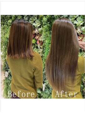 あるじゃんすー 神戸三宮店 ナチュラルブラウン#シールエクステ#大人ダークカラー#前髪#神戸