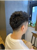 【&WORKS】メンズカットツーブロックショート