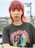 マッシュウルフ ハイトーンピンク