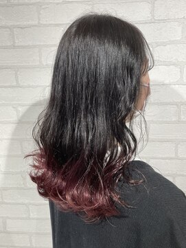 ビスイル 秋葉原店(Vis ill) グラデーションカラー/ブリーチ/レッドバイオレット/ピンク