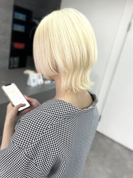 オズ 梅田店(OZ) ブリーチ抜きっぱなし＃ウルフ＃梅田