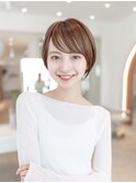 小顔カットヘルシースタイルショコラアッシュ
