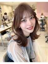 アフロートリノ(AFLOAT Leino)&nbsp;大人可愛い韓国くびれヘア　似合わせ小顔顔まわりレイヤー#