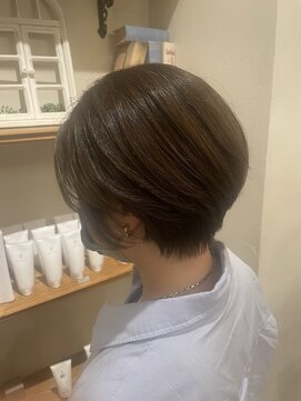 ゴーシェン 津田沼本店(Goshen) ベージュ×ショートボブ